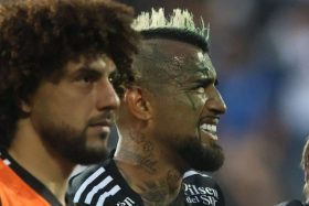 Arturo Vidal y Maximiliano Falcón