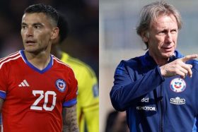 Charles Aránguiz y Ricardo Gareca - La Roja