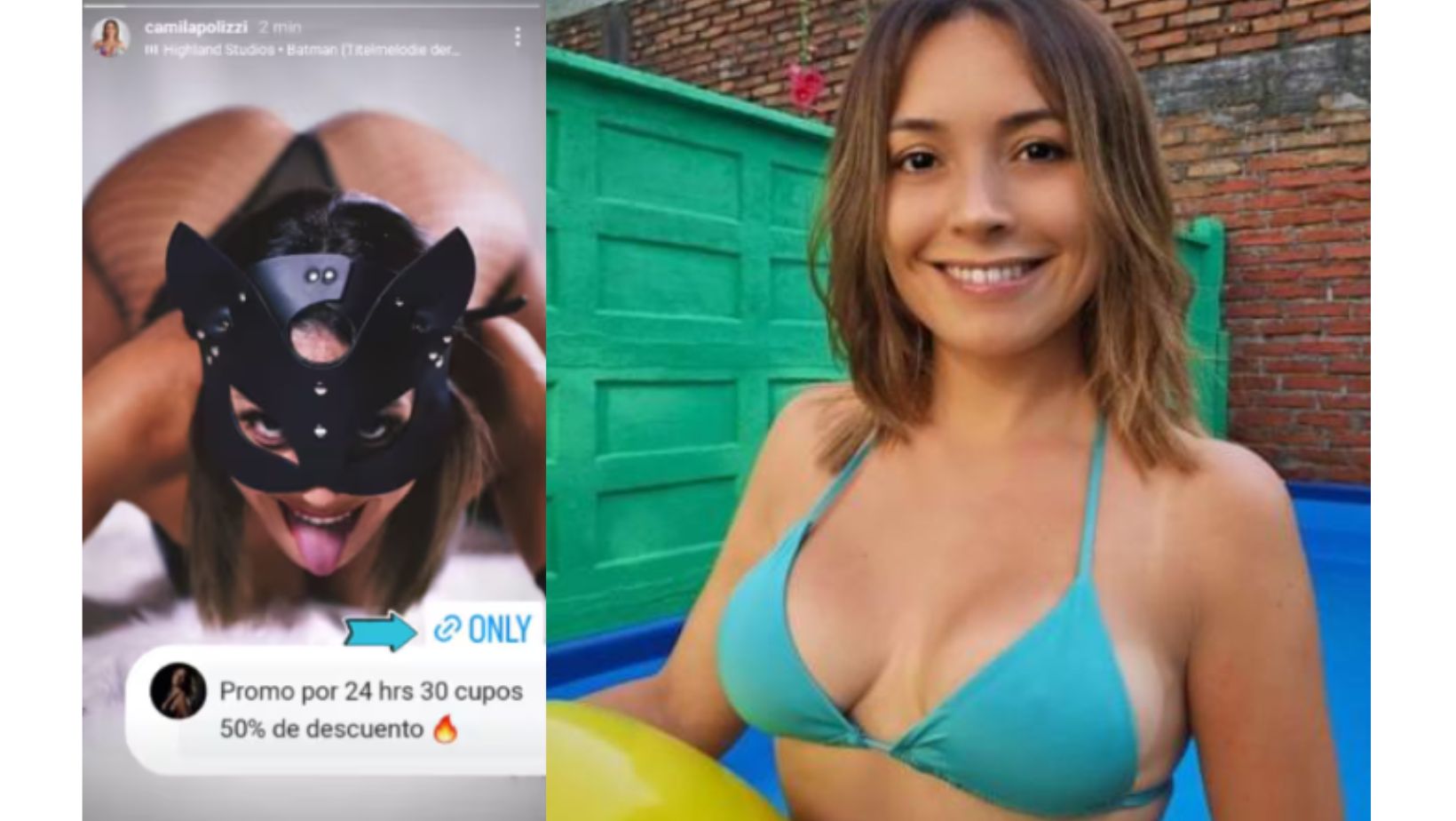 Camila Polizzi vuelve con promoción para Onlyfans El Periscopio
