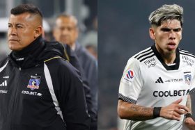 Jorge Almirón y Carlos Palacios