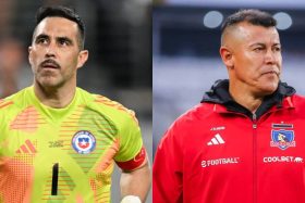 Claudio Bravo y Jorge Almirón