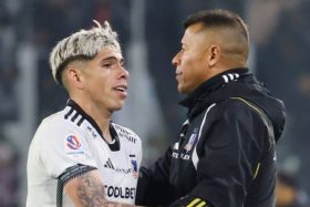 Jorge Almirón y Carlos Palacios Colo Colo