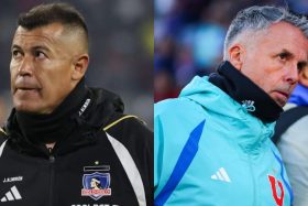 Jorge Almirón y Gustavo Álvarez
