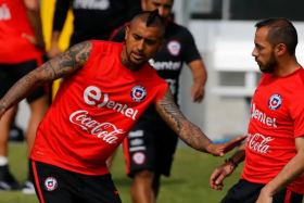 arutor vidal y diaz en la roja