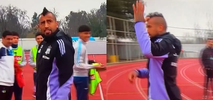 Arturo Vidal vs hinchas de O'Higgins
