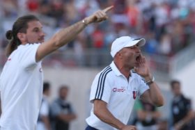 Jorge Sampaoli y Sebastián Beccacece U de Chile