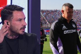 Mauricio Pinilla y Jorge Almirón