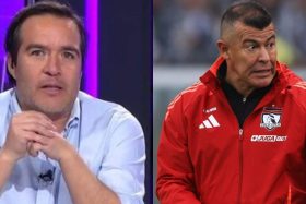Cristián Caamaño y Jorge Almirón