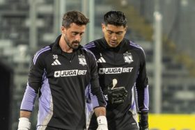 Fernando De Paul y Brayan Cortés Colo Colo