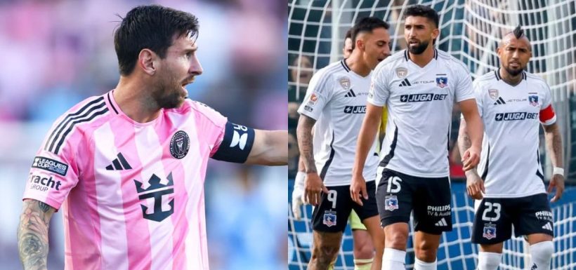 Lionel Messi y Colo Colo