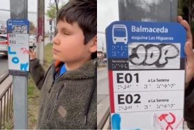niño con discapacidad visual hizo denuncia en redes sociales