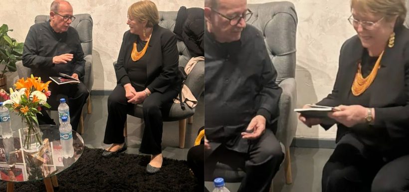 Michelle Bachelet pasa su cumpleaños junto a Silvio Rodríguez