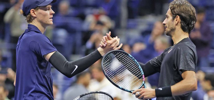 Jannik Sinner arrolla a Musetti en el US Open.