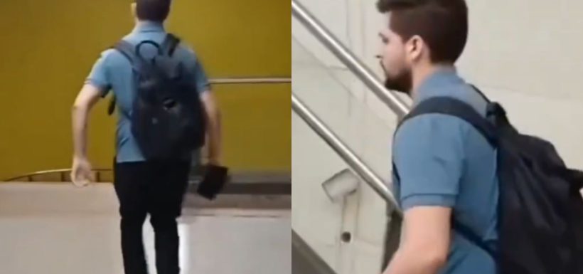 Enfrentan a supuesto degenerado del Metro de Santiago