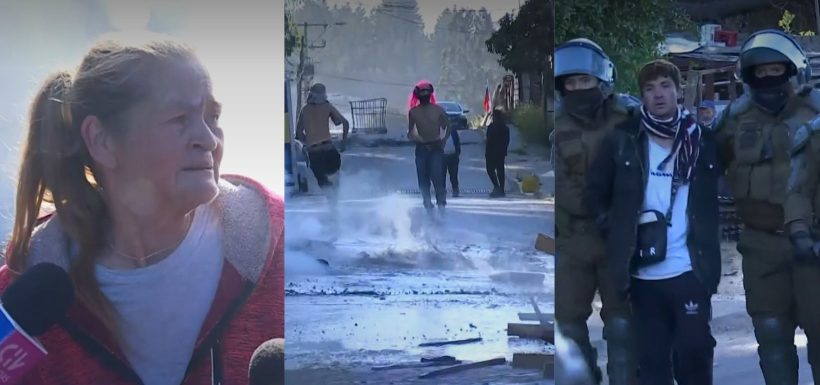 Protestas marcaron el desalojo de toma en Placilla
