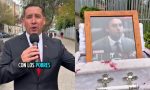 Pastor Soto y su propuesta afuera del Congreso