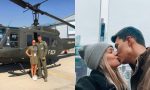Pareja de piloto de helicóptero fallecido le dedicó un último adiós