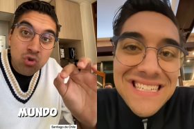 Influencer mexicano quedó enamorado de Santiago