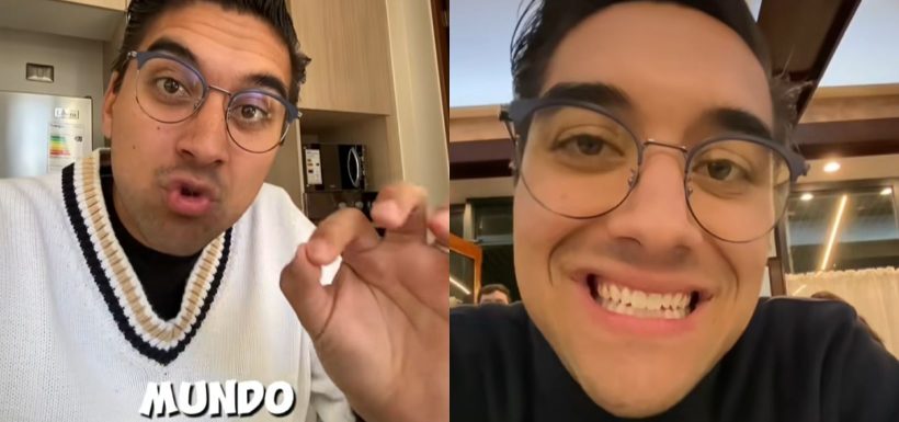 Influencer mexicano quedó enamorado de Santiago