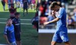 Lucas Assadi escupe a hinchas de la UC.