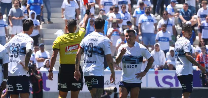 Gary Medel recibe sanción en la UC.