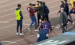 pelea u de chile vs lanús.