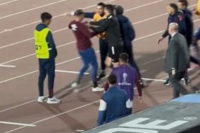 pelea u de chile vs lanús.