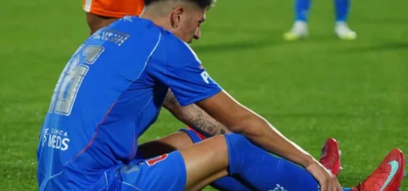 La dura lesión de Matías Sepúlveda en Universidad de Chile.