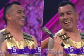 Esteban Paredes reacciona a nombre de Johnny Herrera.