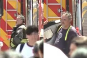 Confirman que Paul Vásquez resultó herido mientras combatía el megaincendio