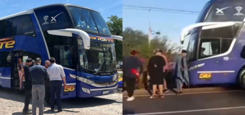 Delincuentes se llevaron millonario botín: Bus con turistas argentinos sufrió violenta encerrona