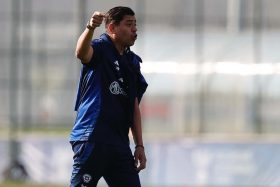 Formación de Nicolás Córdova Chile vs Perú.