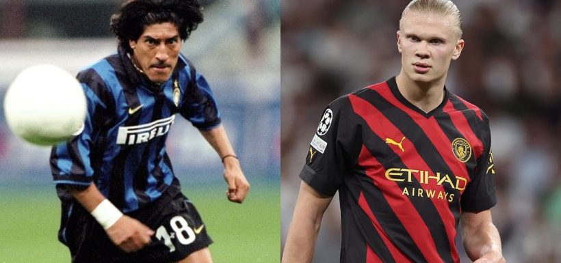 Iván Zamorano se compara con Erling Haaland.