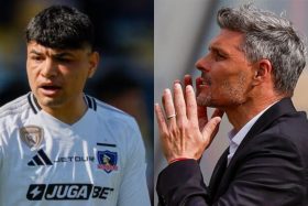 Claudio Aquino enoja a Fernando Ortiz en Colo Colo.
