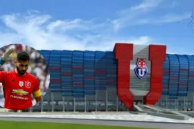 Johnnny Herrera y estadio de la U.