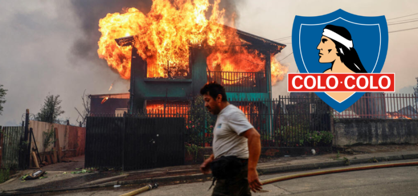 Colo Colo sale al rescate por incendios en el sur.