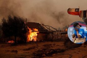 Jugador U de Chile afectado por incendios en el sur.