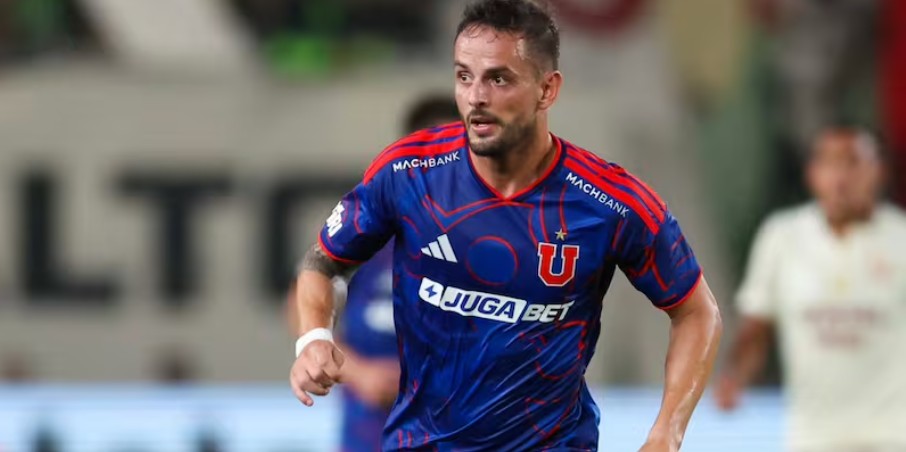 Octavio Rivero lesionado en U de Chile.