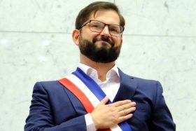 ¡Junto a la pequeña Violeta! El tierno dibujo que emocionó al presidente Boric y conmovió a sus seguidores