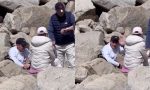 VIDEO | ¡Fueron pillados fumando! Turistas españoles desatan ola de críticas tras burlona reacción en Torres del Paine