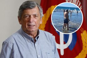 ¡El “funador” salió “funado”! Sujeto publicó foto de líder del PC en la playa y lo empapelaron en críticas y memes