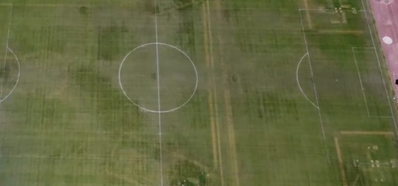 El deplorable estado del Estadio Nacional.