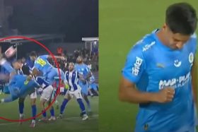 Salomón Rodríguez se luce con gol en Uruguay.