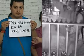 ¡Se llevó millonario botín! Parroquia de San Miguel sufrió insólito robo de tecnología y donaciones