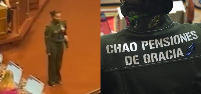 VIDEO | “¿Este será el nivel de ahora en adelante?”: Diputada se llena críticas tras asumir el cargo vestida de carabinera