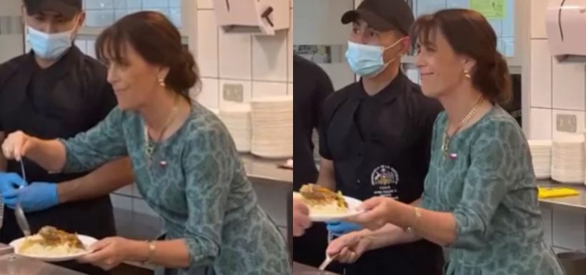 VIDEO | “La Moneda no es un fundo”: Primera Dama arriesga oficio en Contraloría tras ser vista sirviendo el almuerzo