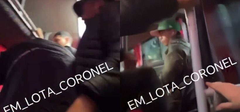 VIDEO | “¿No te das cuenta que es una niña?”: La feroz reacción de pasajero contra sujeto que habría acosado a joven en una micro