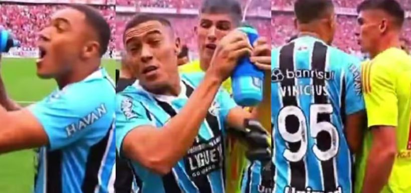 Gremio e Inter casi se van a las manos.
