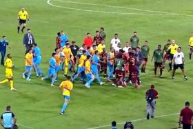 O'Higgins pelea con Tolima en Libertadores.