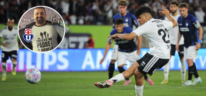 Dirigente de U de Chile estalla por penal a Colo Colo.